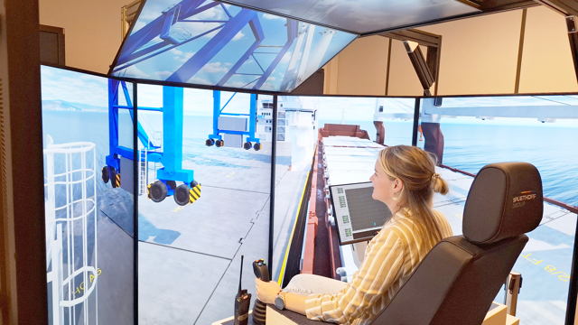 Finette Lanphen, Third Officer At Spliethoff Group, Officially Opens The New Training Simulator In Amsterdam